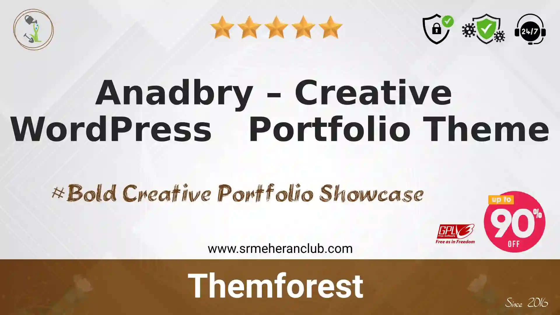 Anadbry – Creative WordPress Portfolio Theme — Theme by Themeforest