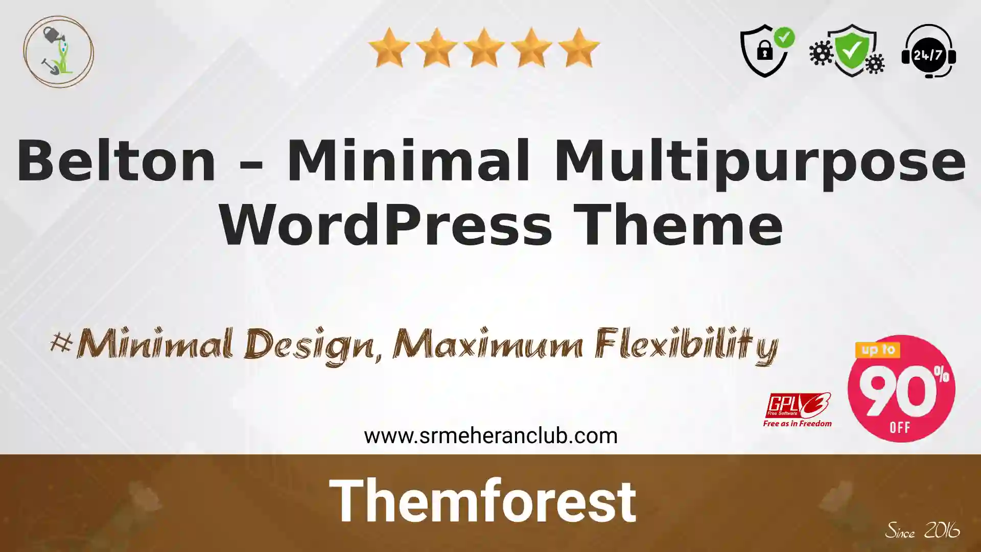 Belton – Minimal Multipurpose WordPress Theme — Theme by Themeforest