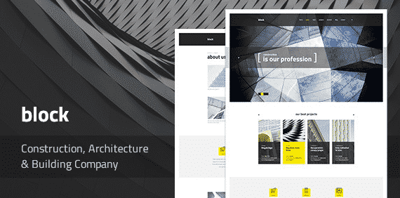Block — Construction, Architecture WordPress Theme