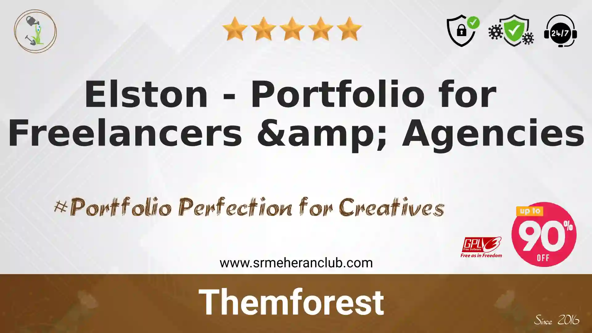 Elston – Portfolio for Freelancers & Agencies — Theme by Themeforest