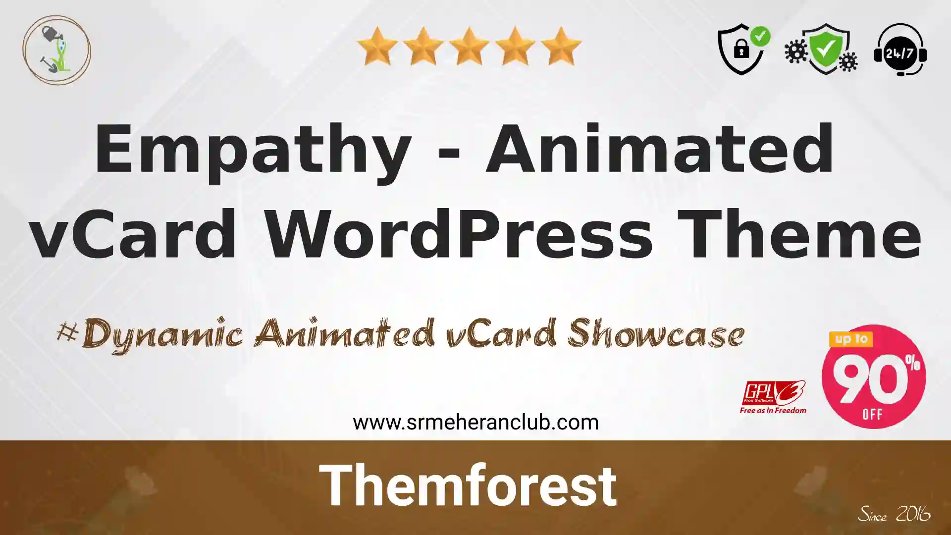 Empathy – Animated vCard WordPress Theme — Theme by Themeforest