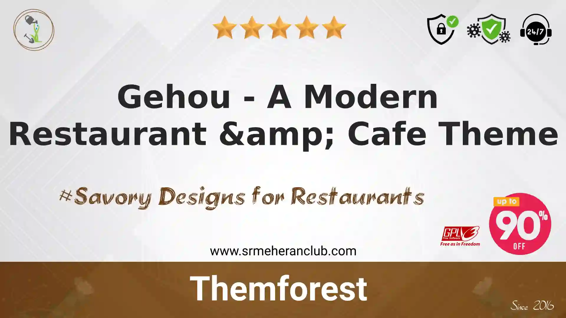 Gehou – A Modern Restaurant & Cafe Theme