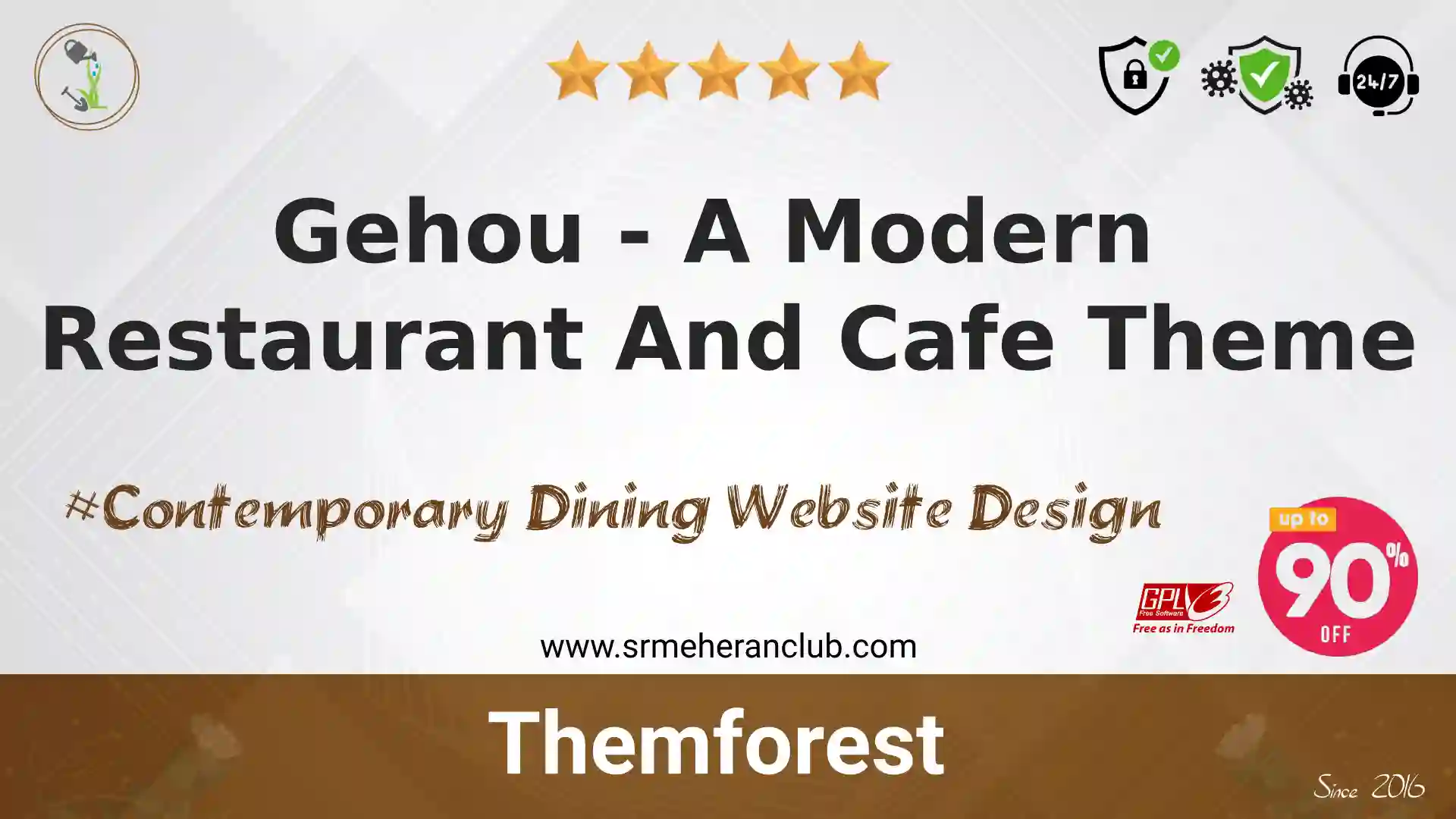Gehou – A Modern Restaurant And Cafe Theme