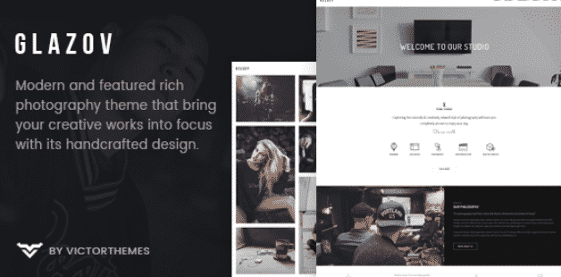Glazov - Photography WordPress Theme