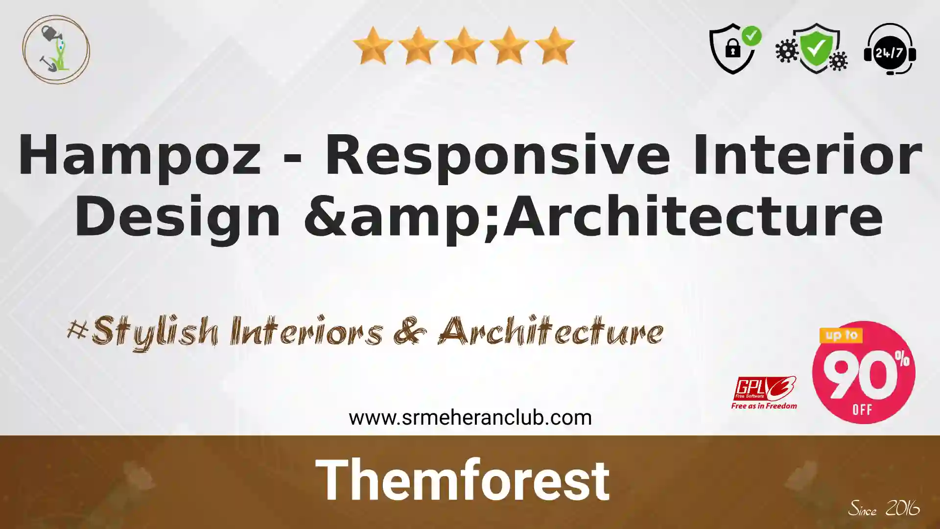 Hampoz – Responsive Interior Design &Architecture — Theme by Themeforest