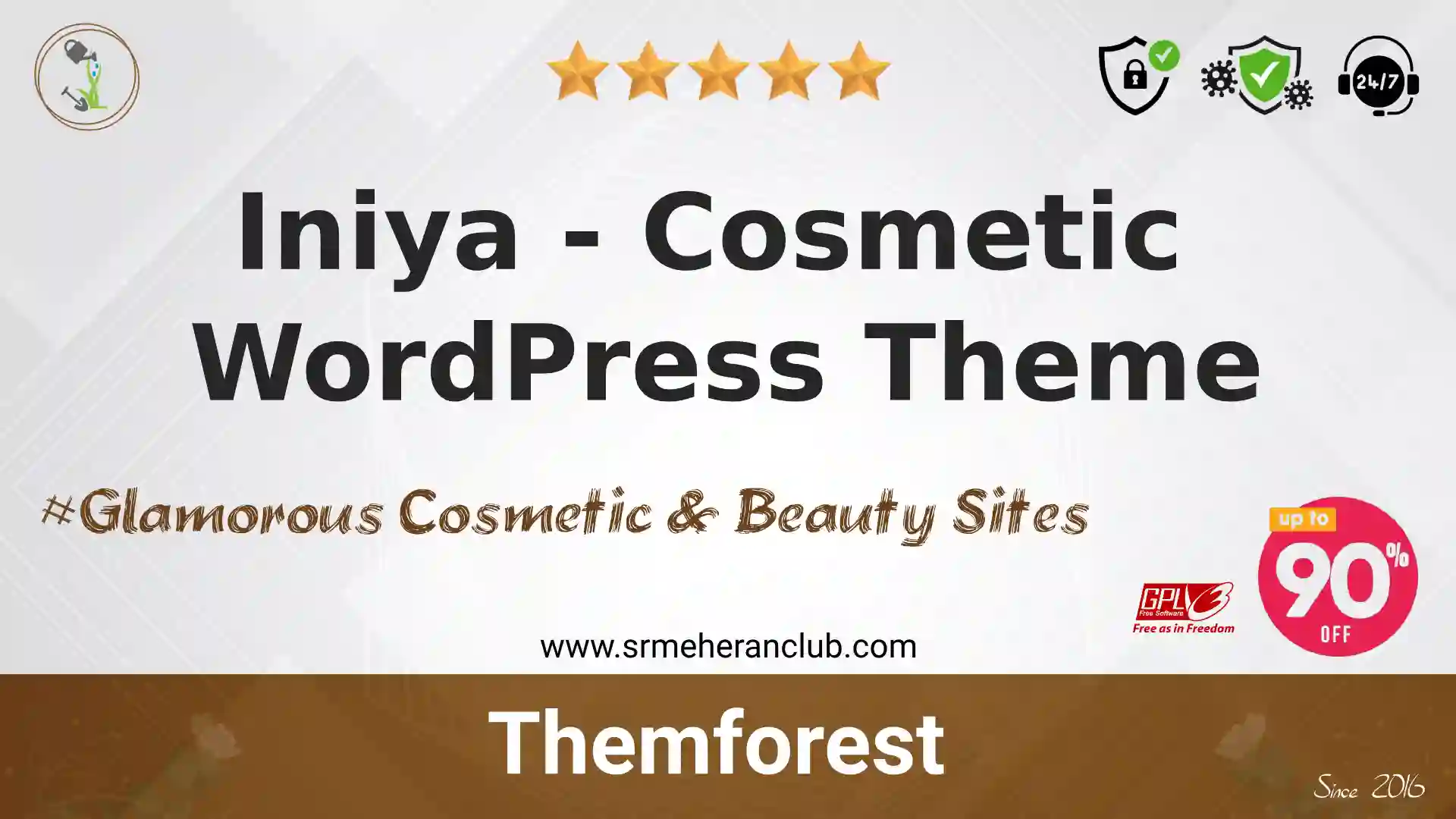 Iniya – Cosmetic WordPress Theme — Theme by Themeforest