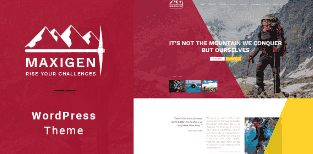 Maxigen - Hiking & Outdoor WordPress Theme