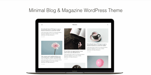 Maxima - Minimal Blog & Magazine WordPress Theme