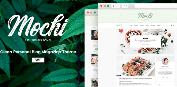 Mochi - A Clean Personal WordPress Blog Theme