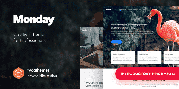 Monday - Creative Multi-Purpose WordPress Theme