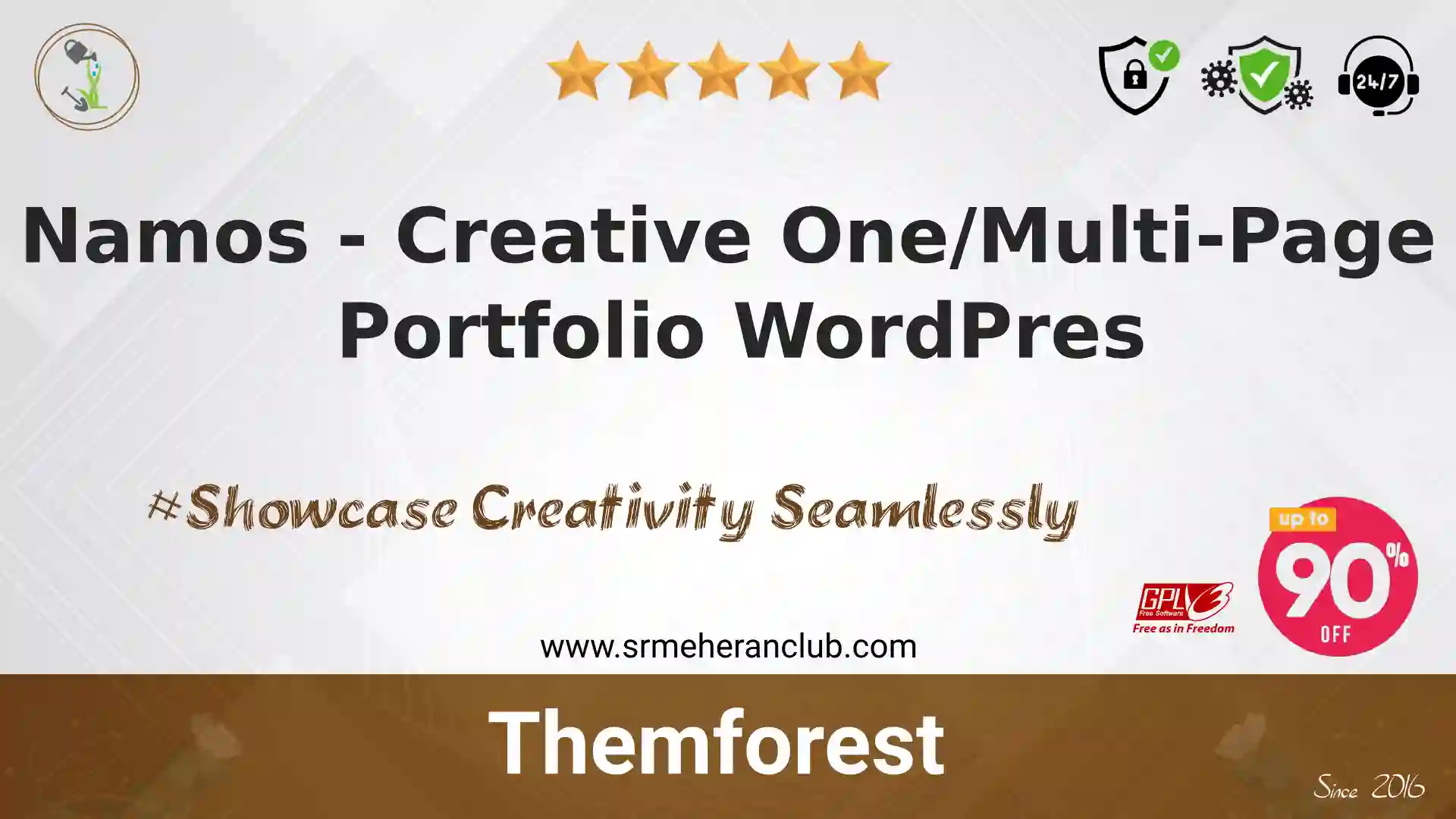 Namos – Creative One/Multi-Page Portfolio WordPres — Theme by Themeforest