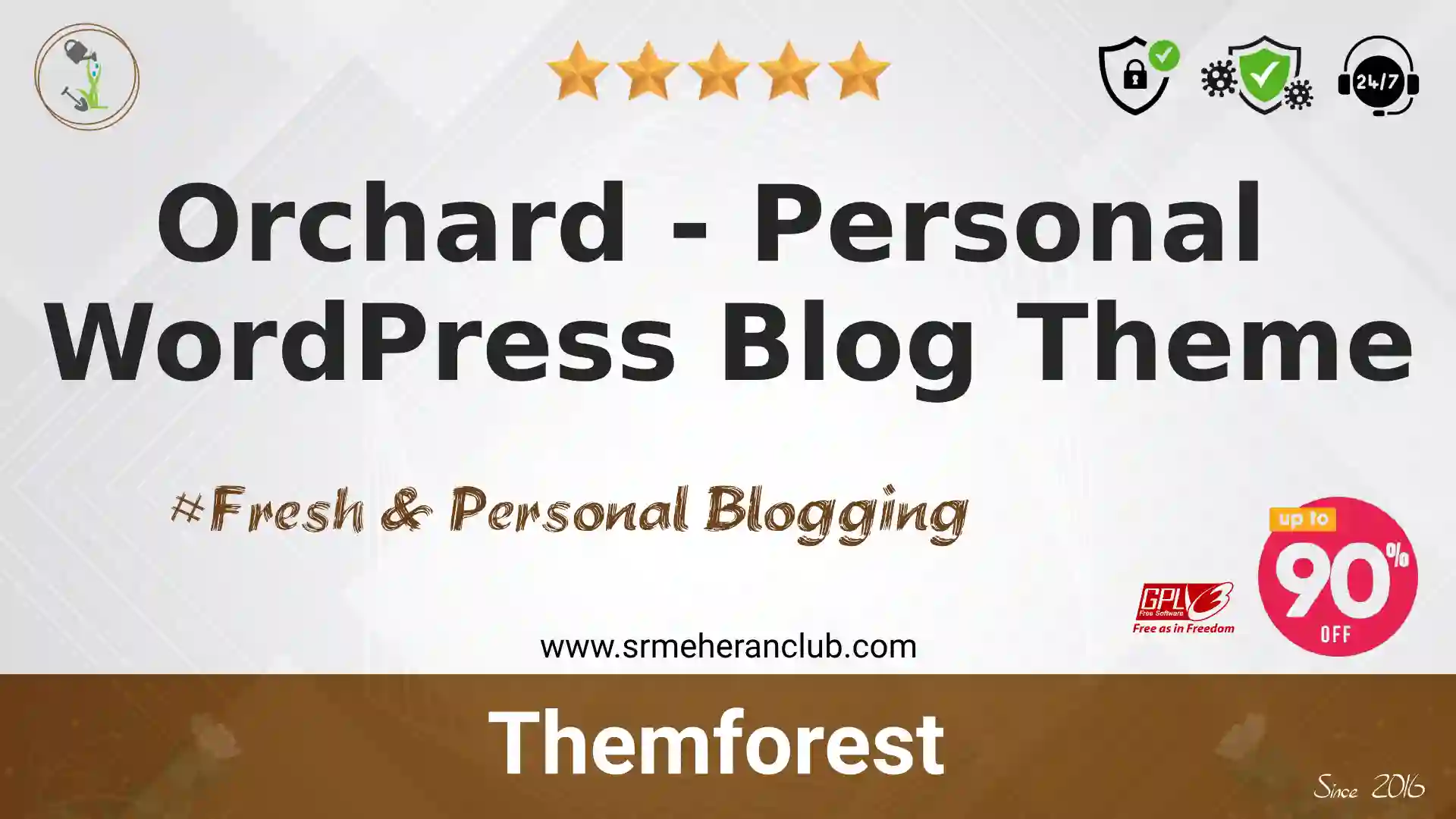 Orchard – Personal WordPress Blog Theme — Theme by Themeforest