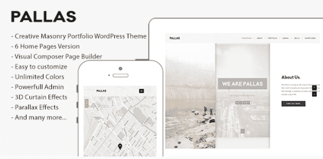 Pallas - Creative Multi-Purpose WordPress Theme