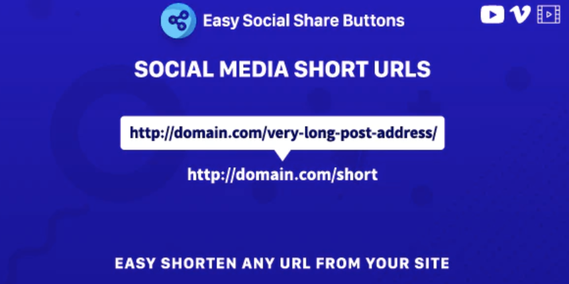 Self Hosted Short URLs - Add-on for Easy Social Share Buttons