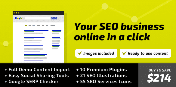 Product Image - SEOWP: WordPress Theme for Digital Marketing Agency, Social Media & SEO Company 3.7.9