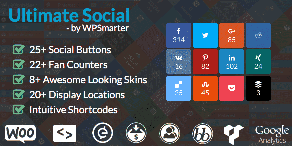 Ultimate Social - Easy Social Share Buttons and Fan Counters for WordPress