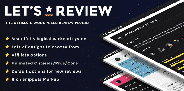Product Image - Let’s Review WordPress Plugin With Affiliate Options 3.4.3