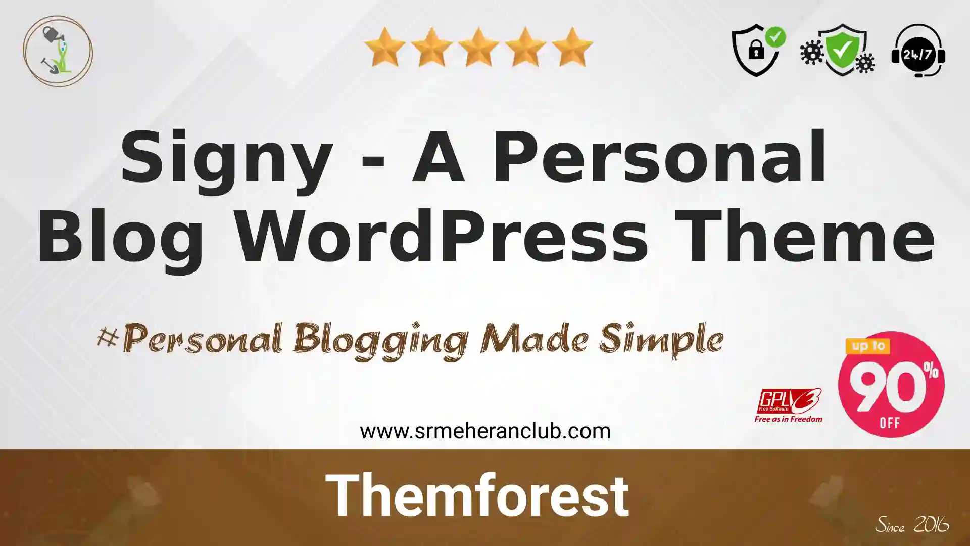 Signy – A Personal Blog WordPress Theme — Theme by Themeforest