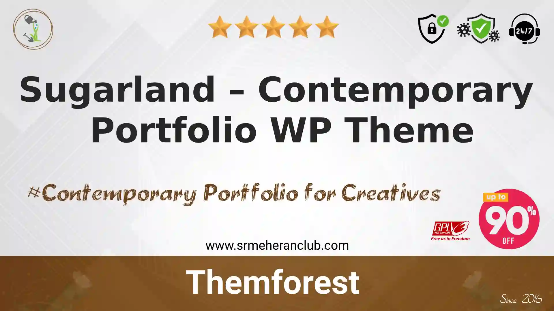 Sugarland – Contemporary Portfolio WP Theme — Theme by Themeforest