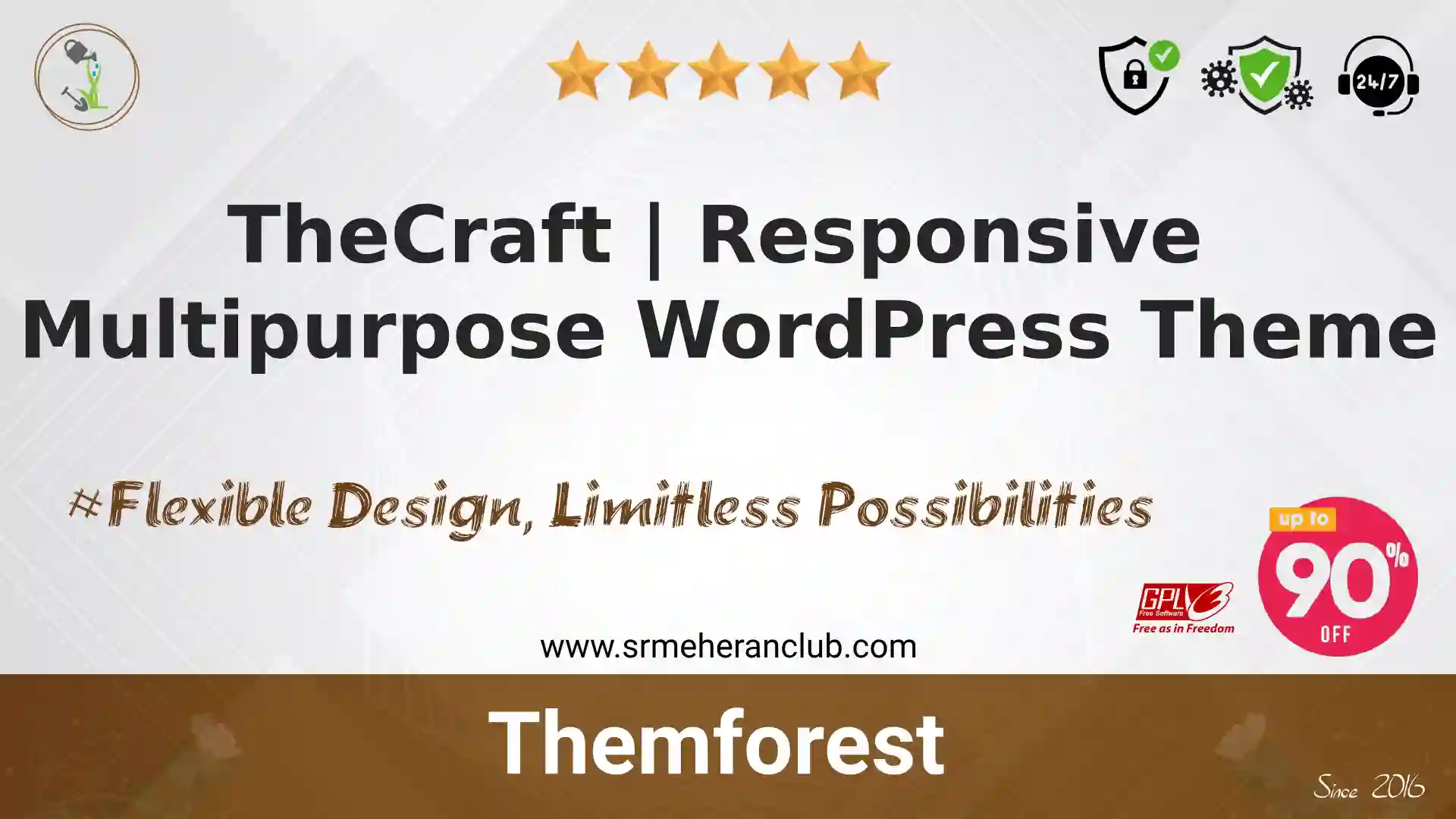TheCraft | Responsive Multipurpose WordPress Theme — Theme by Themeforest
