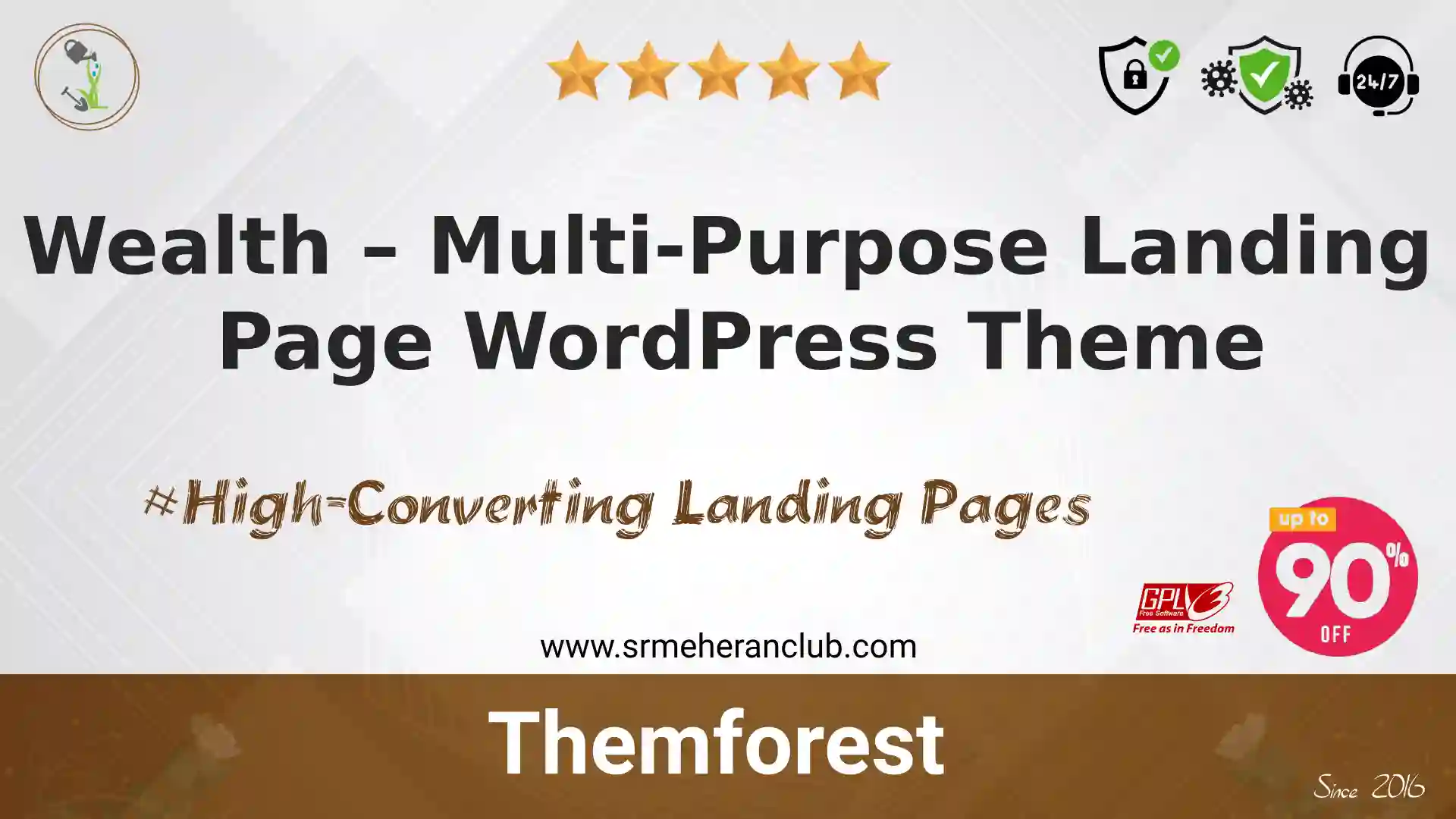 Wealth – Multi-Purpose Landing Page WordPress Theme — Theme by Themeforest