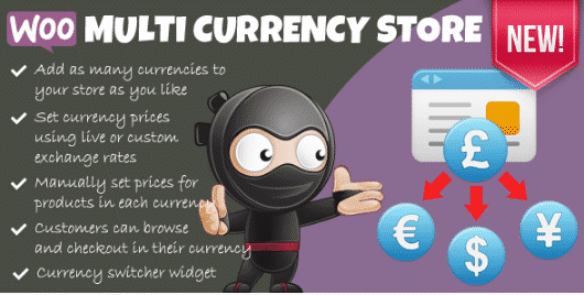 Product Image - Woocommerce Multi Currency Store 2.3.3 Product Image - Woocommerce Multi Currency Store 2.3.3