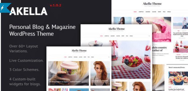 Akella - Personal Blog & Magazine WordPress Theme
