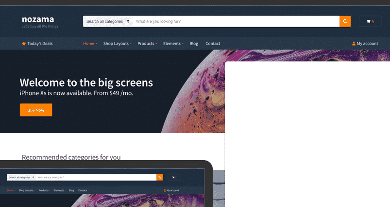 Product Image - CSSIgniter Nozama WordPress Theme 1.9.3