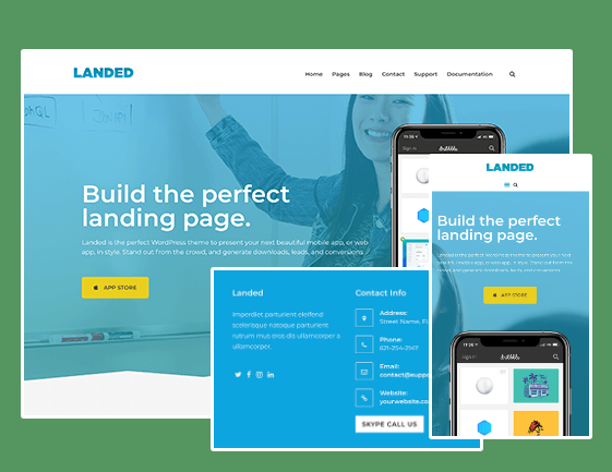 Theme Junkie Landed WordPress Theme