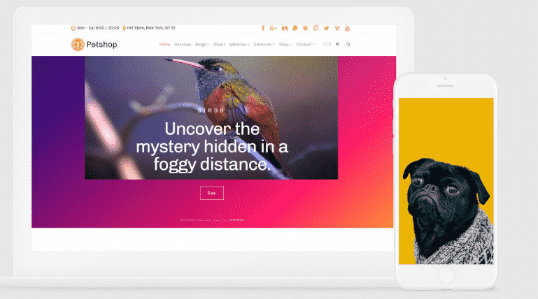 VisualModo Petshop WordPress Theme