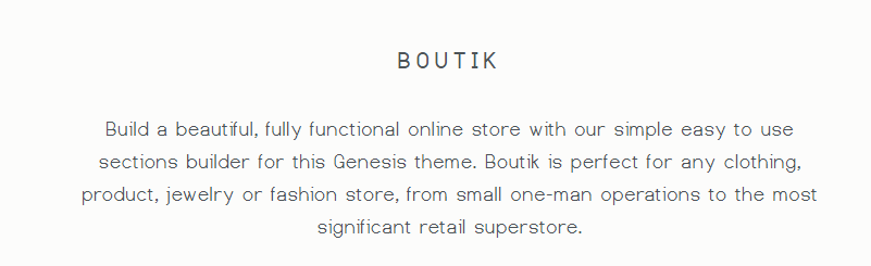 ZigZagPress Boutik WordPress Theme