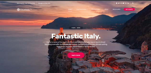 CSSIgniter Cousteau Pro WordPress Theme