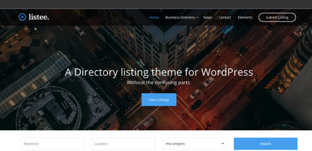 CSSIgniter Listee WordPress Theme