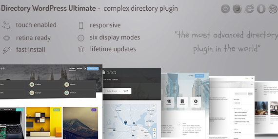 Directory ultimate PRO WordPress - Table, Grid