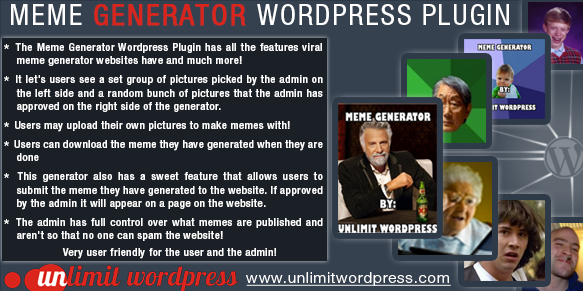 Meme Generator WordPress Plugin