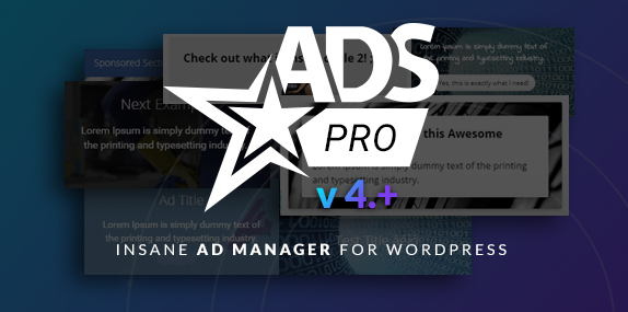 Product Image - Ads Pro Plugin – Multi-Purpose WordPress Advertising Manager 4.91