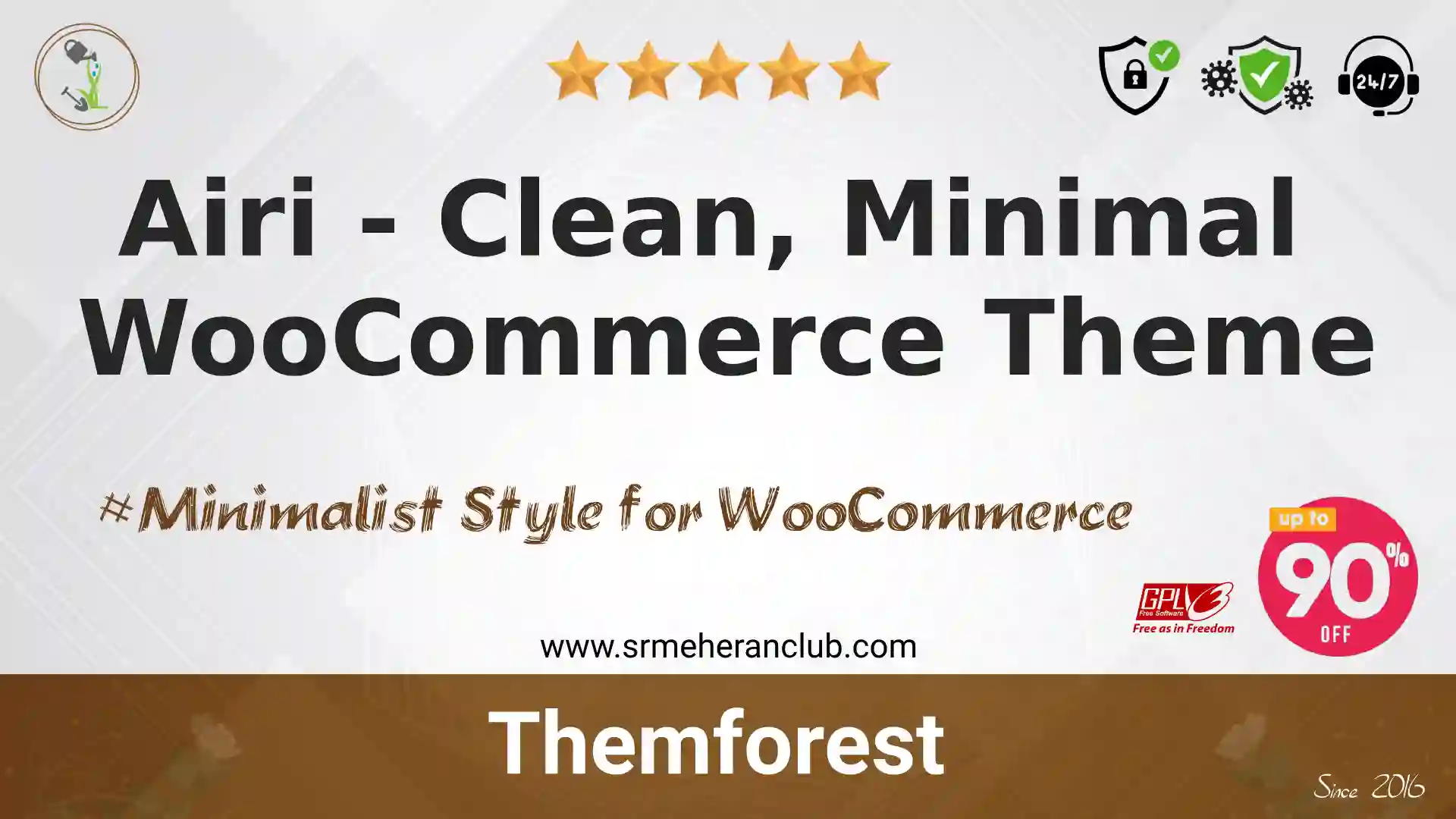 Airi – Clean, Minimal WooCommerce Theme