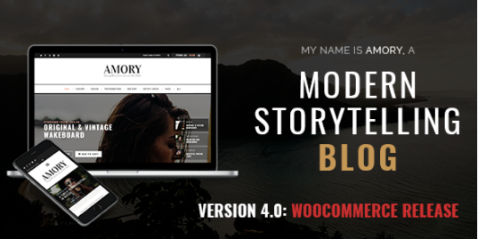 Amory Blog - A Responsive WordPress Blog Theme