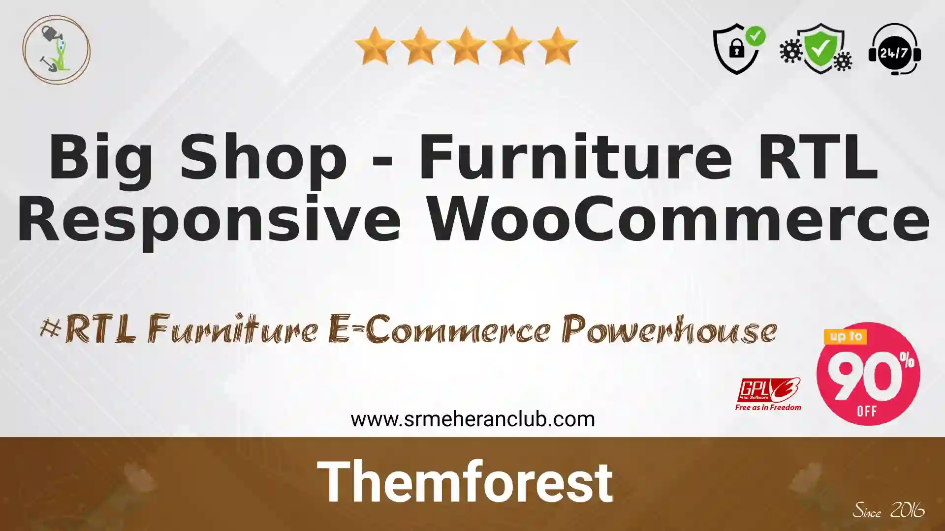 Big Shop – Furniture RTL Responsive WooCommerce — Theme by Themeforest