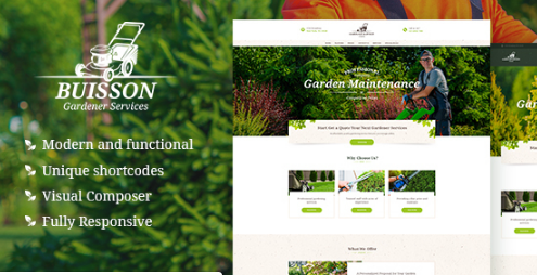 Buisson - Gardening WordPress Theme