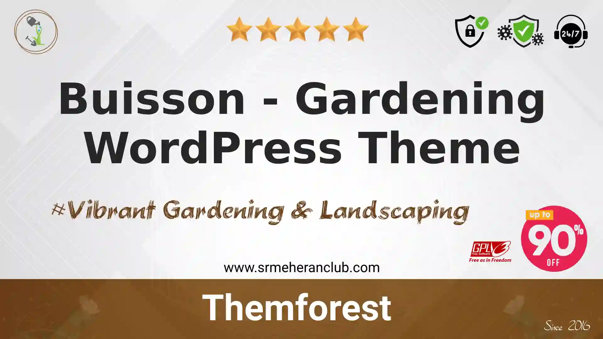 Buisson – Gardening WordPress Theme — Theme by Themeforest