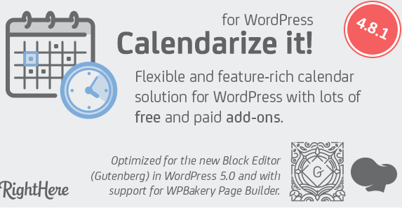 Calendarize it! for WordPress  4.9.998.101115