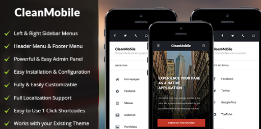 Clean Mobile | Mobile WordPress Theme