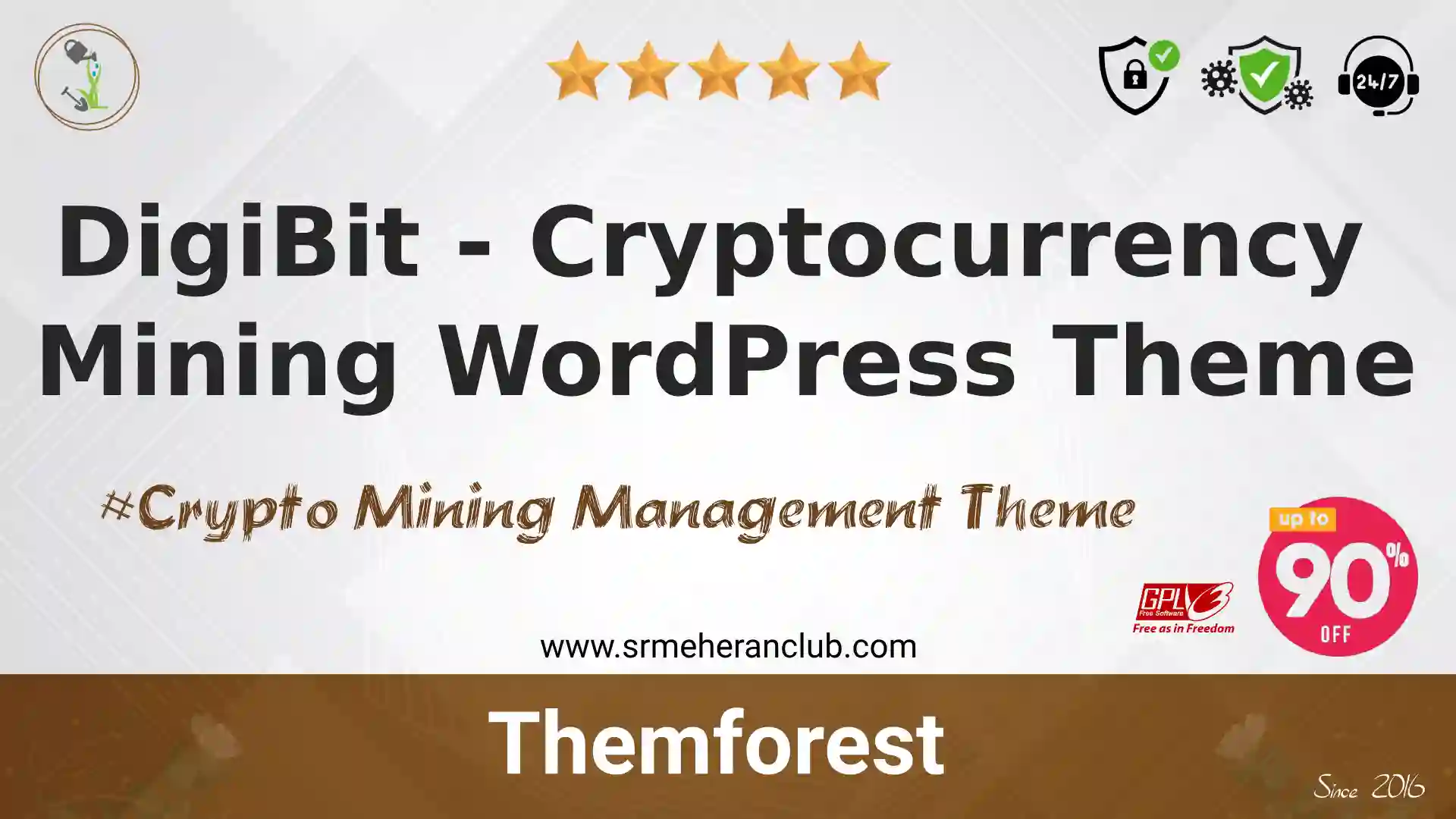 DigiBit – Cryptocurrency Mining WordPress Theme — Theme by Themeforest