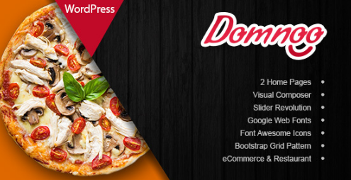 Domnoo - Pizza & Restaurant WordPress Theme