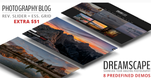 Dreamscape - A WordPress Photography Blog Theme