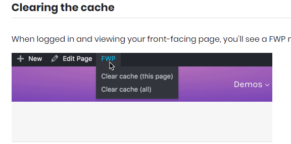FacetWP – Caching