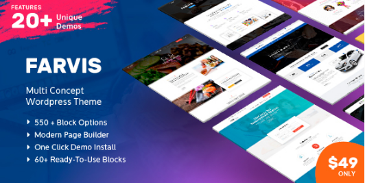 Farvis - Multipurpose WordPress Theme