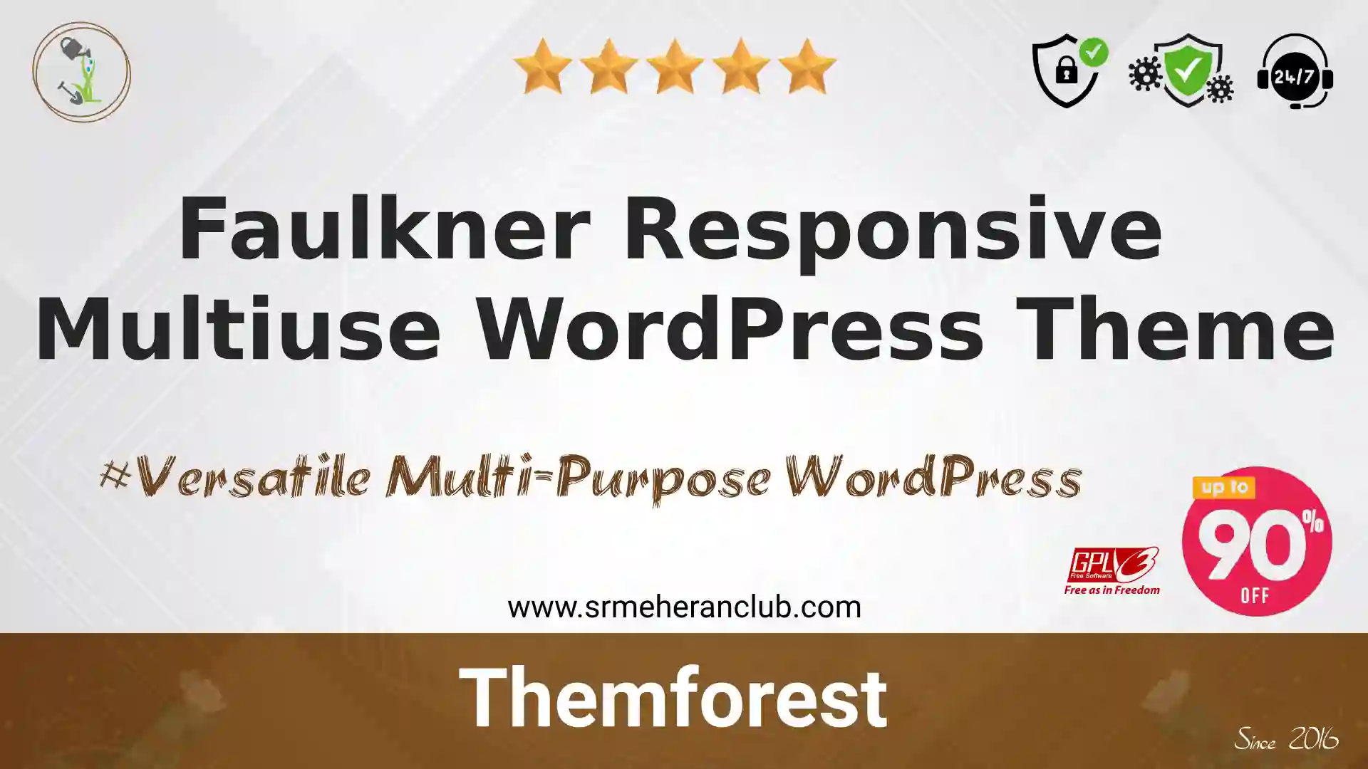 Faulkner Responsive Multiuse WordPress Theme — Theme by Themeforest