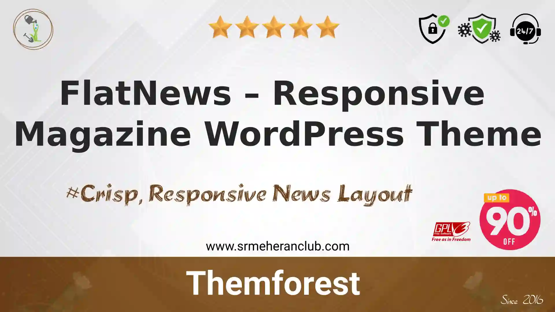 FlatNews – Responsive Magazine WordPress Theme — Theme by Themeforest